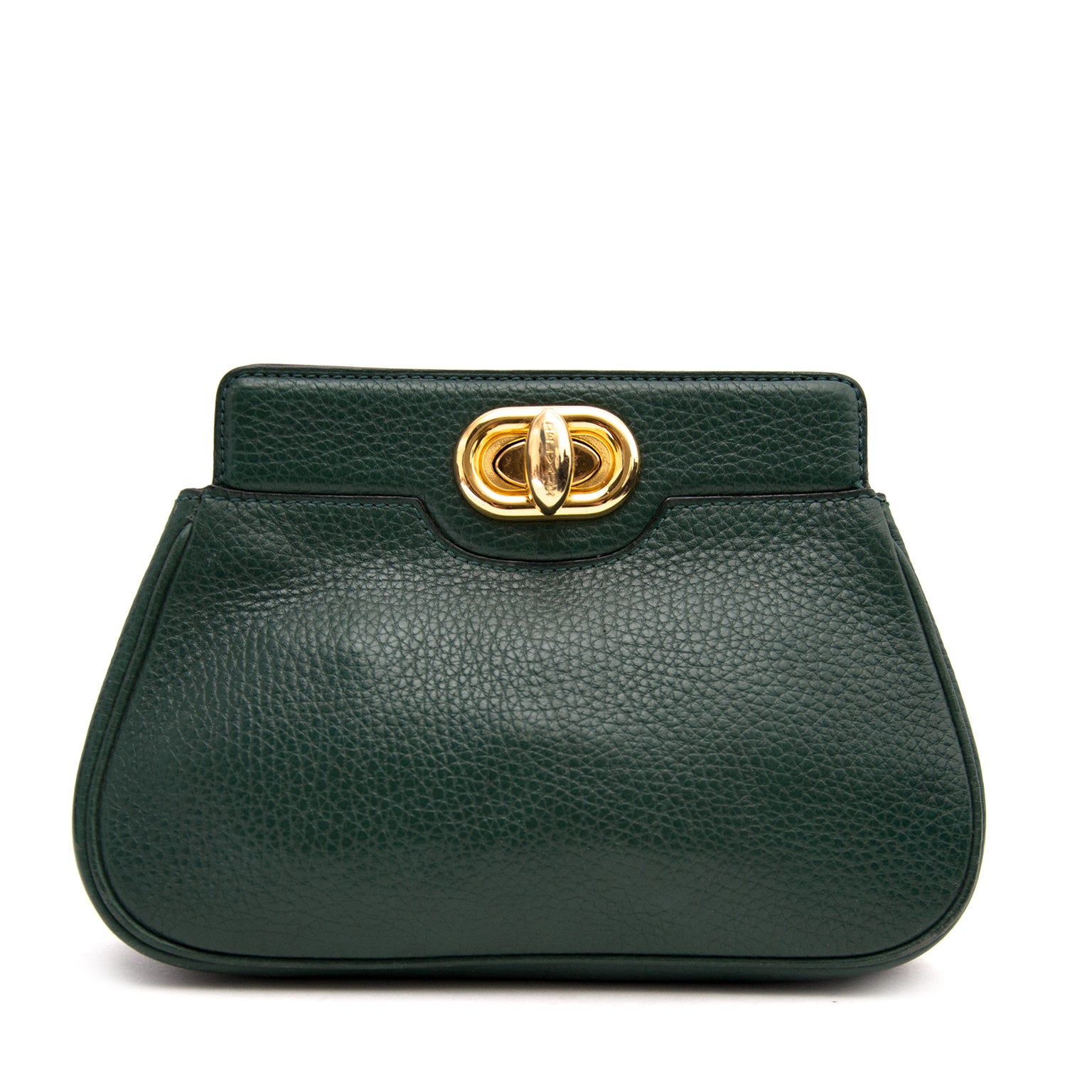 Delvaux Green Pochette for the best price available online at Labellov