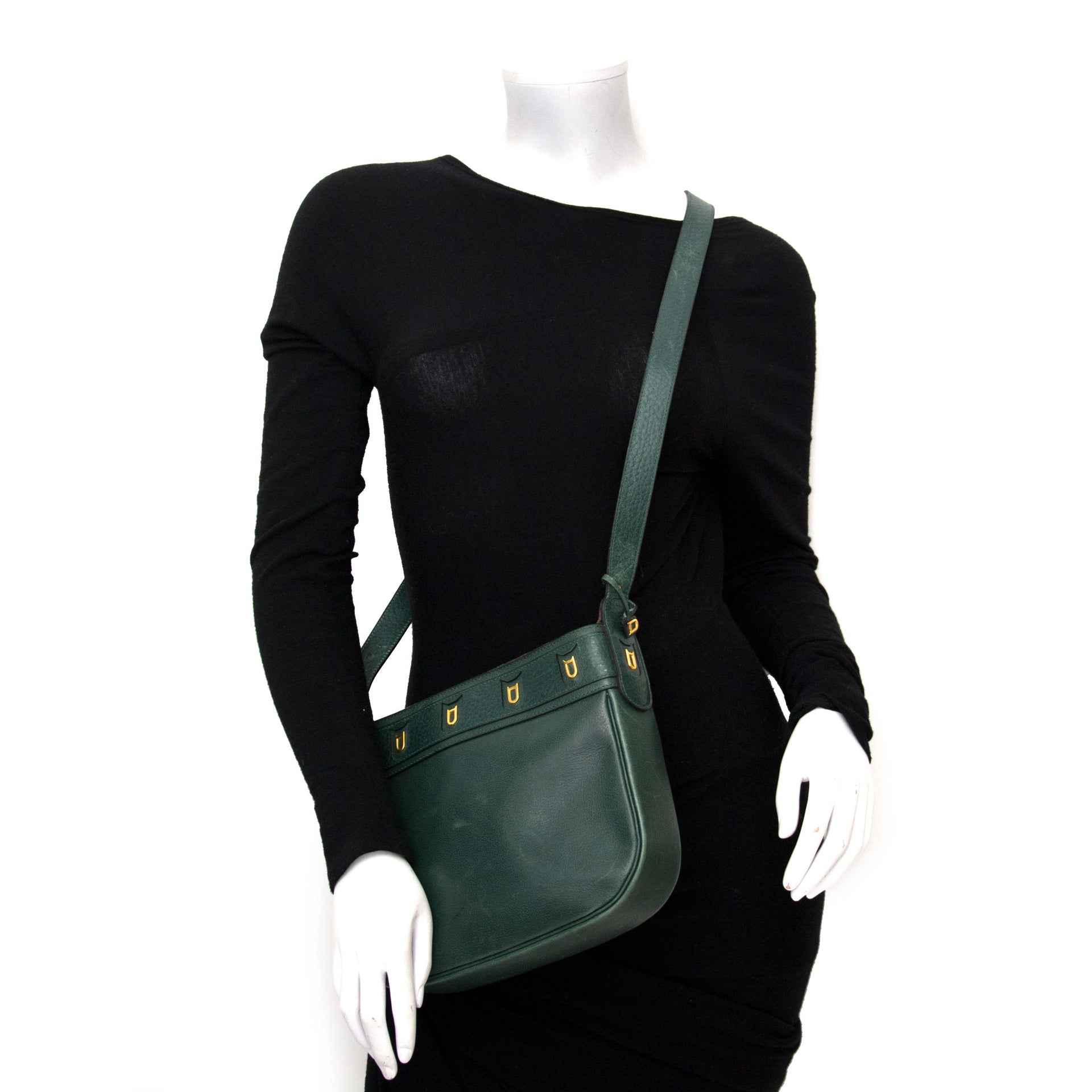 acheter en ligne pour le meilleur prix Delvaux Green Fuiraire Crossbody Bag