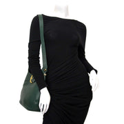 Authentieke groene tweedehands Delvaux Labellov