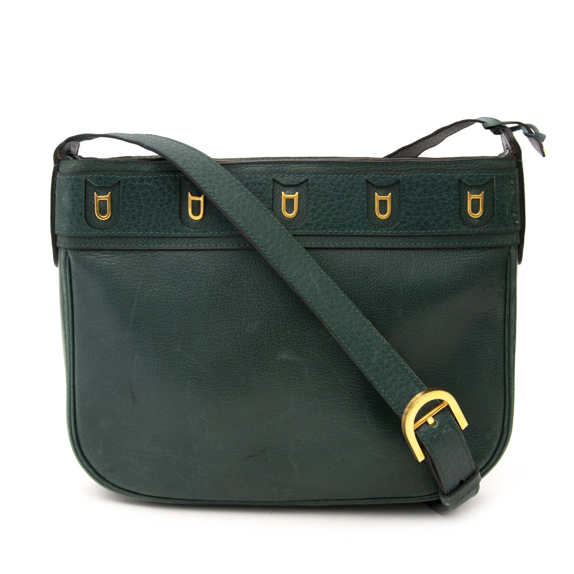 Delvaux Green Fuiraire Crossbody Bag online aan de beste prijs Delvaux Green Fuiraire Crossbody Bag