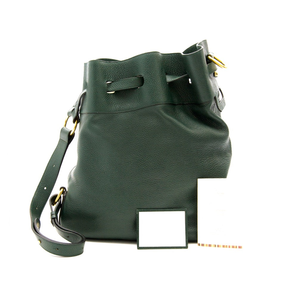 Delvaux Dark Green Catogan Trotteur Bag kopen en verkopen, veilig en gemakkelijk online