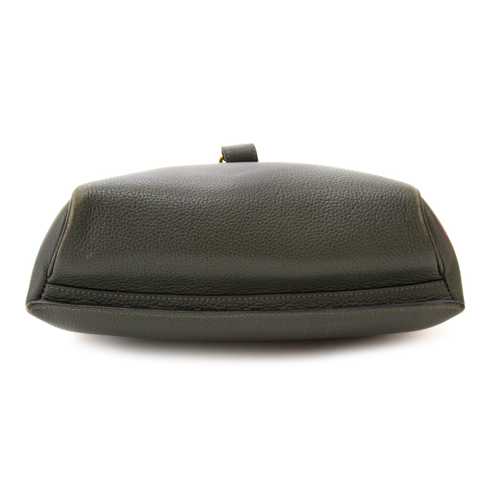 Sac bandoulière Delvaux gris-verdâtre