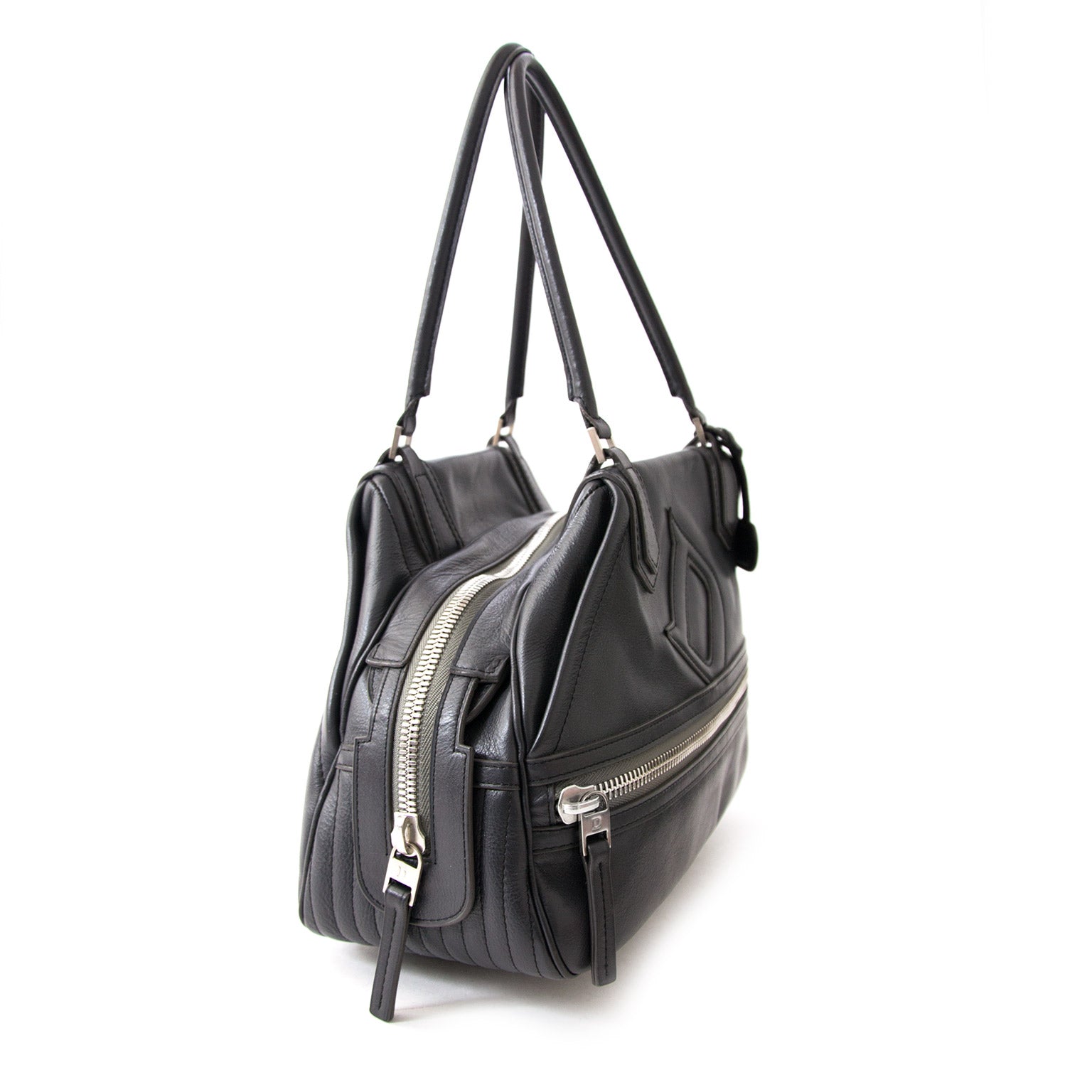 koop Delvaux Ardoise Perfecto Shoulder Bag aan de beste prijs aan de beste prijs