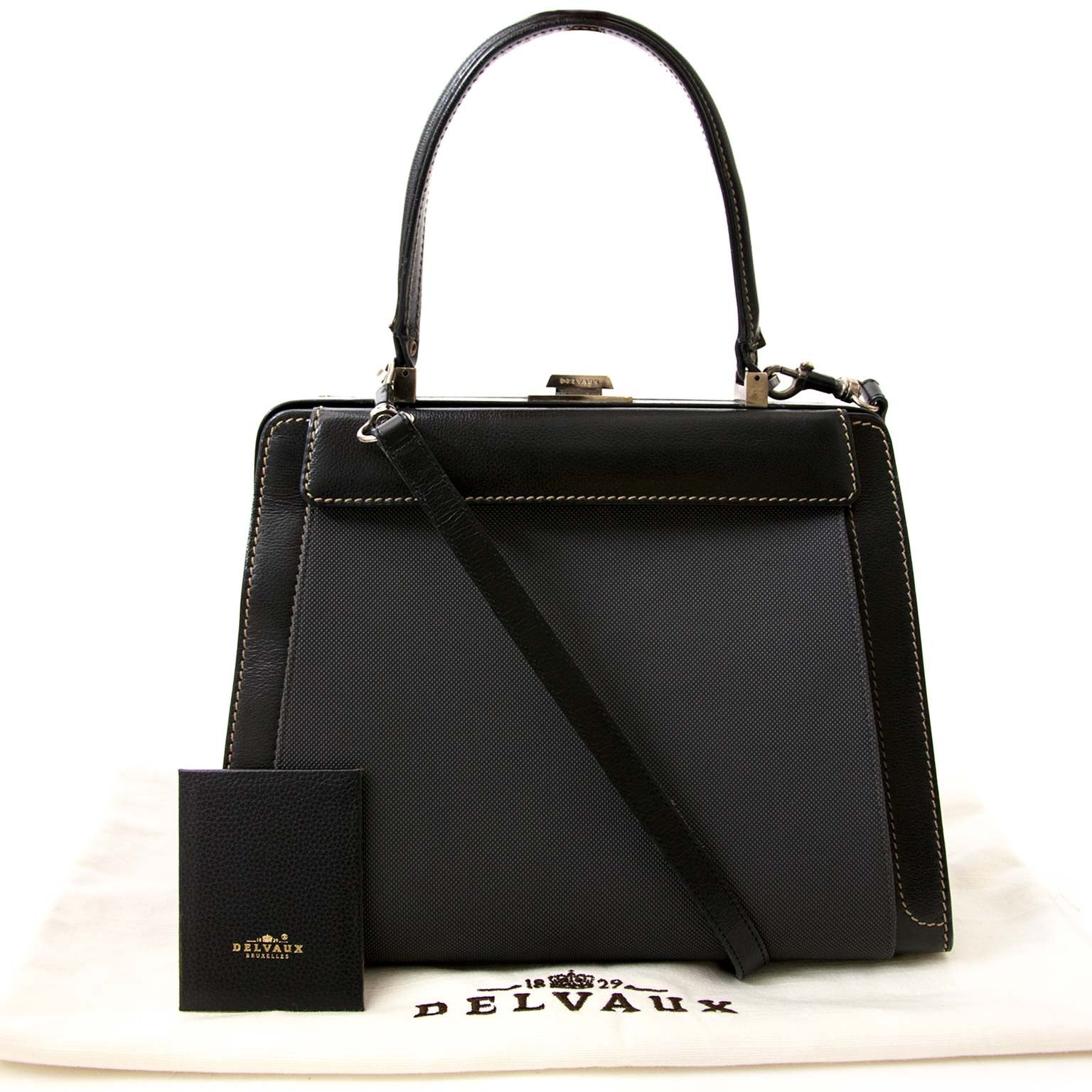 Delvaux Black Illusion Handbag