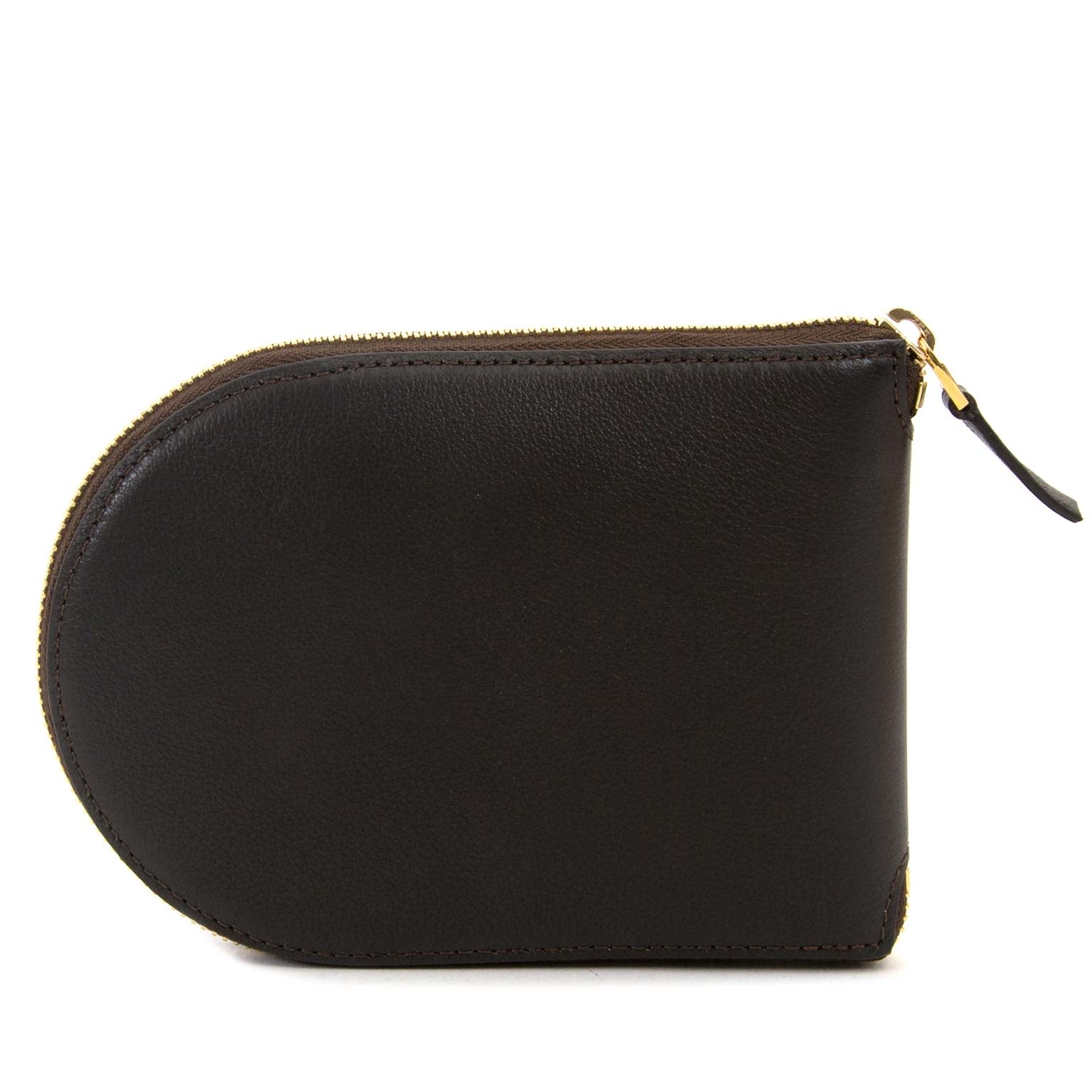 Delvaux Kangourou Sellier Café Foldable Shopper now for sale at labellov vintage fashion webshop belgium