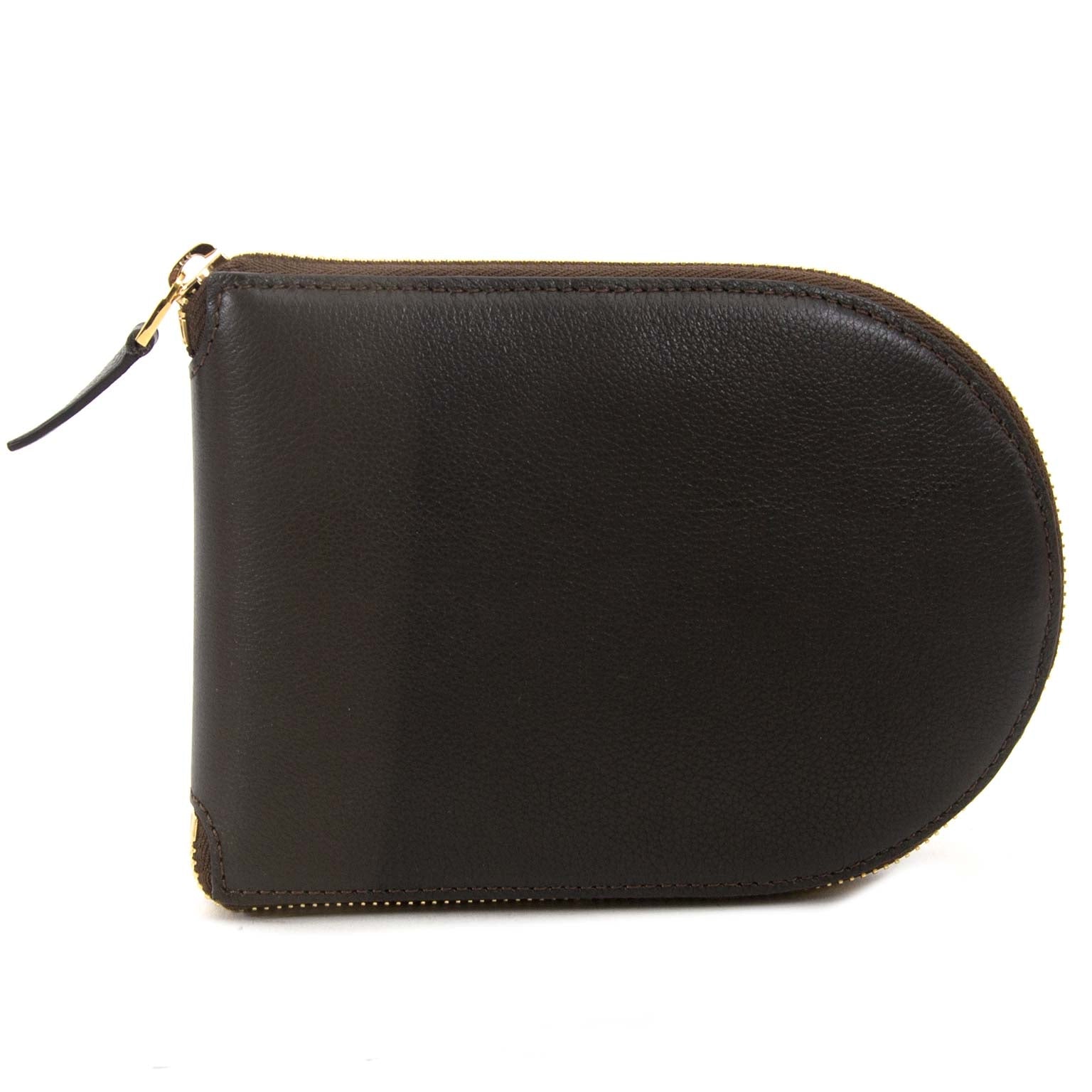Delvaux Kangourou Sellier Café Foldable Shopper now for sale at labellov vintage fashion webshop belgium