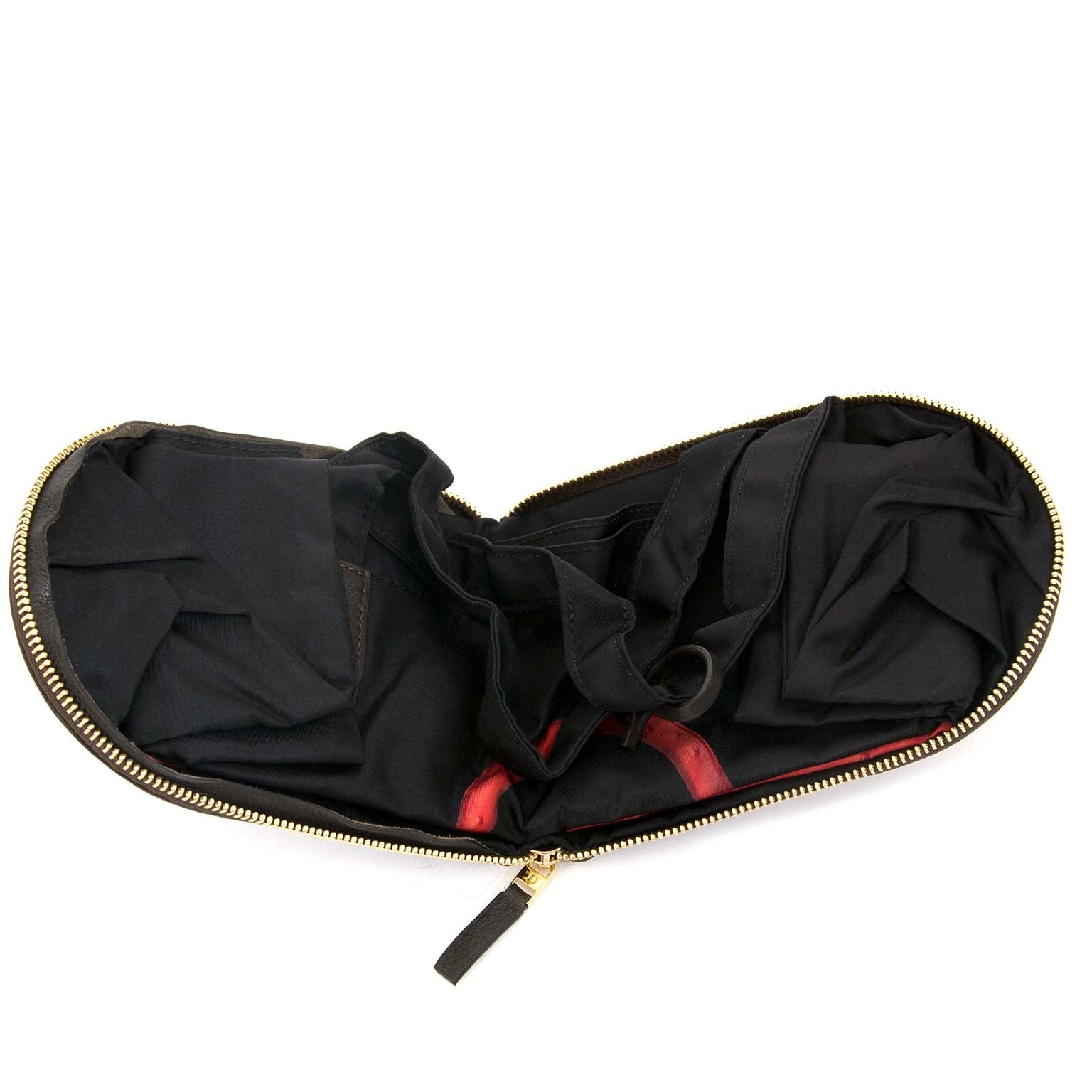 Delvaux Kangourou Sellier Café Foldable Shopper now for sale at labellov vintage fashion webshop belgium