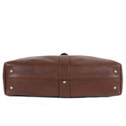 Delvaux Large Brown Leather Shopper