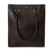Delvaux Le Jeff Brown Tote now for sale at labellov vintage fashion webshop belgium
