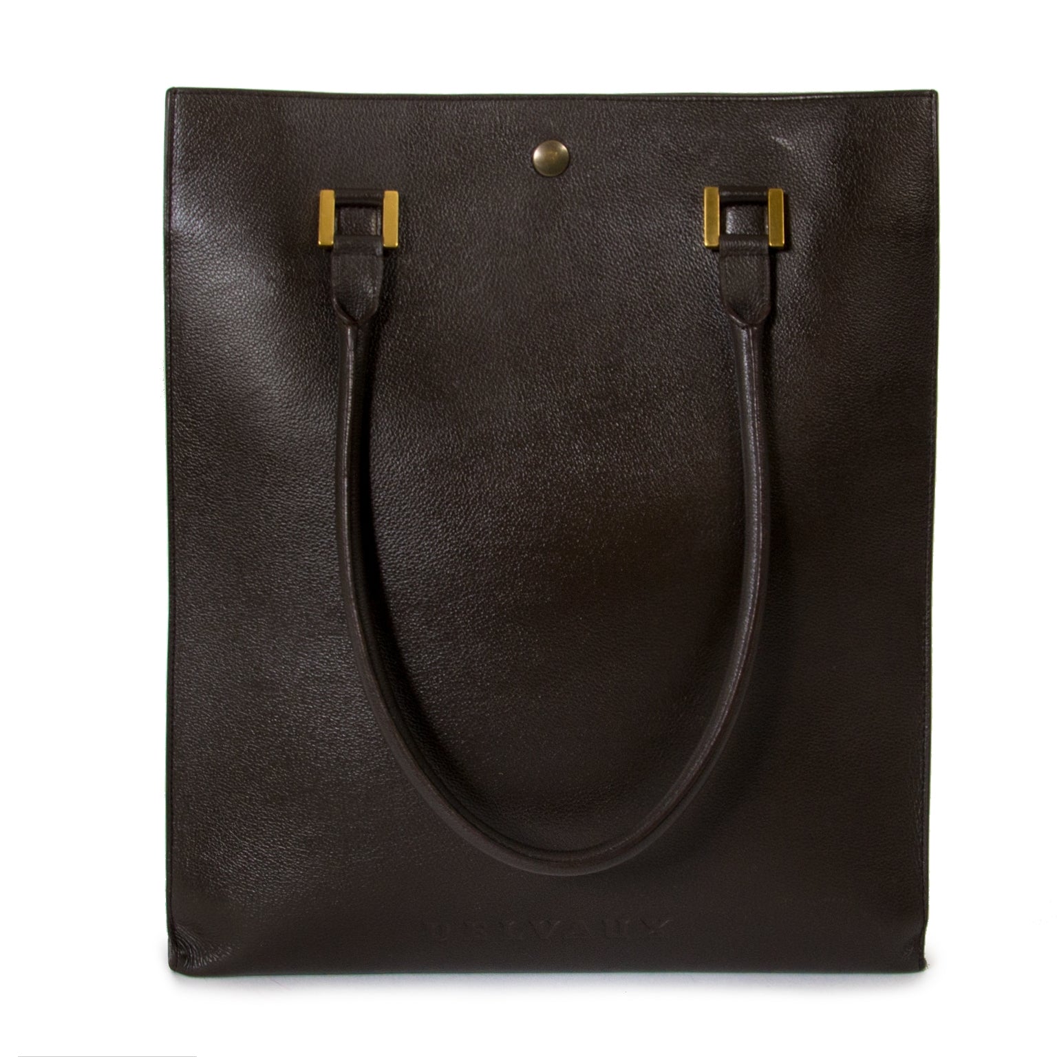 Delvaux Le Jeff Brown Tote now for sale at labellov vintage fashion webshop belgium