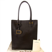 Delvaux Le Jeff Brown Tote now for sale at labellov vintage fashion webshop belgium