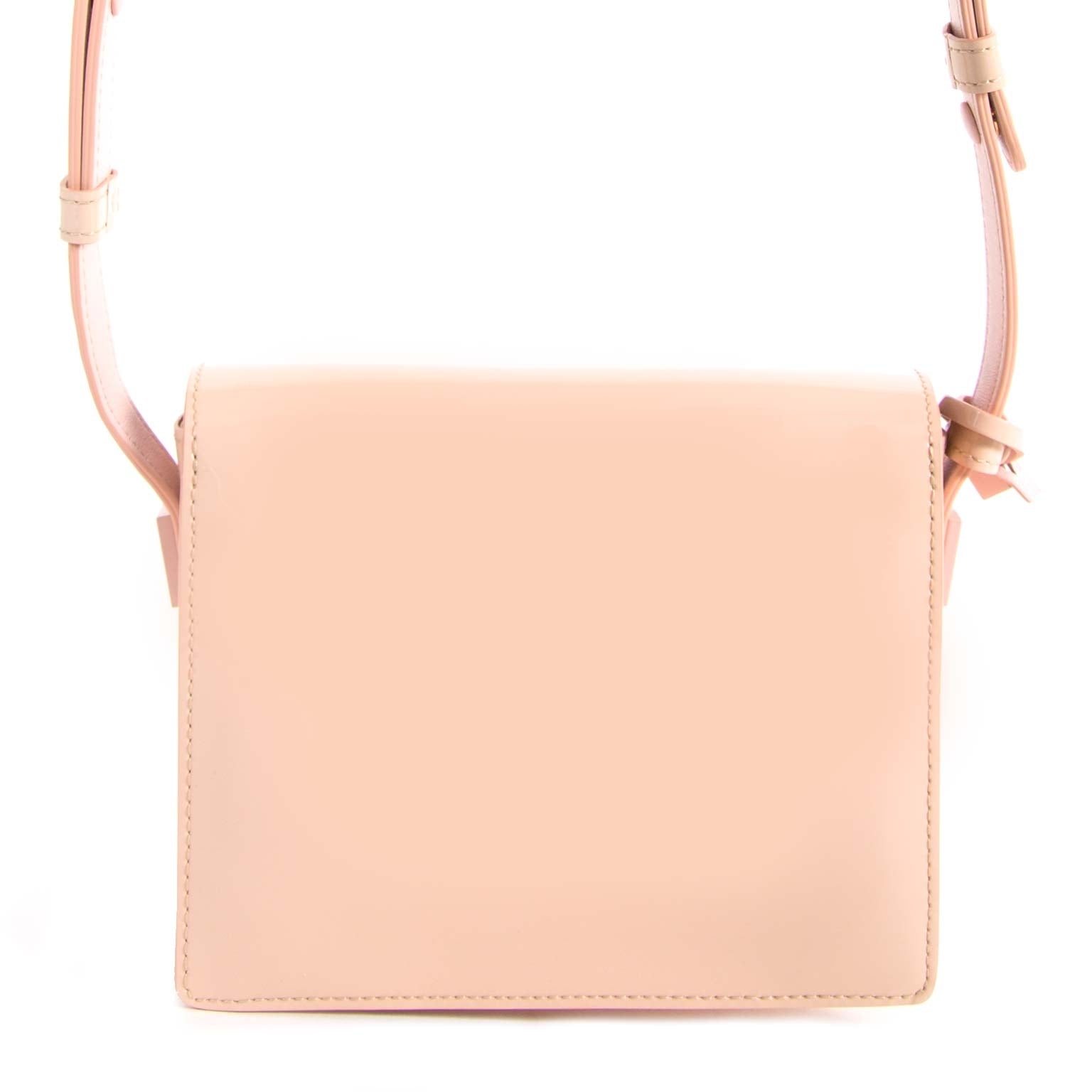 koop veilig online jou tweedehands Delvaux Madame Mini Patent Pink