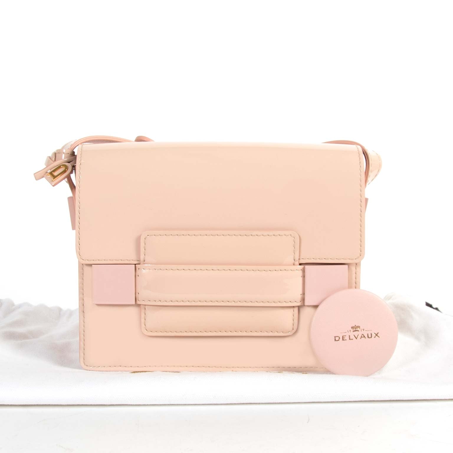 Delvaux Madame Mini Patent Pink