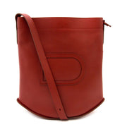 koop veilig online tegen de beste prijs Delvaux Red Le Pin Shoulder Bag