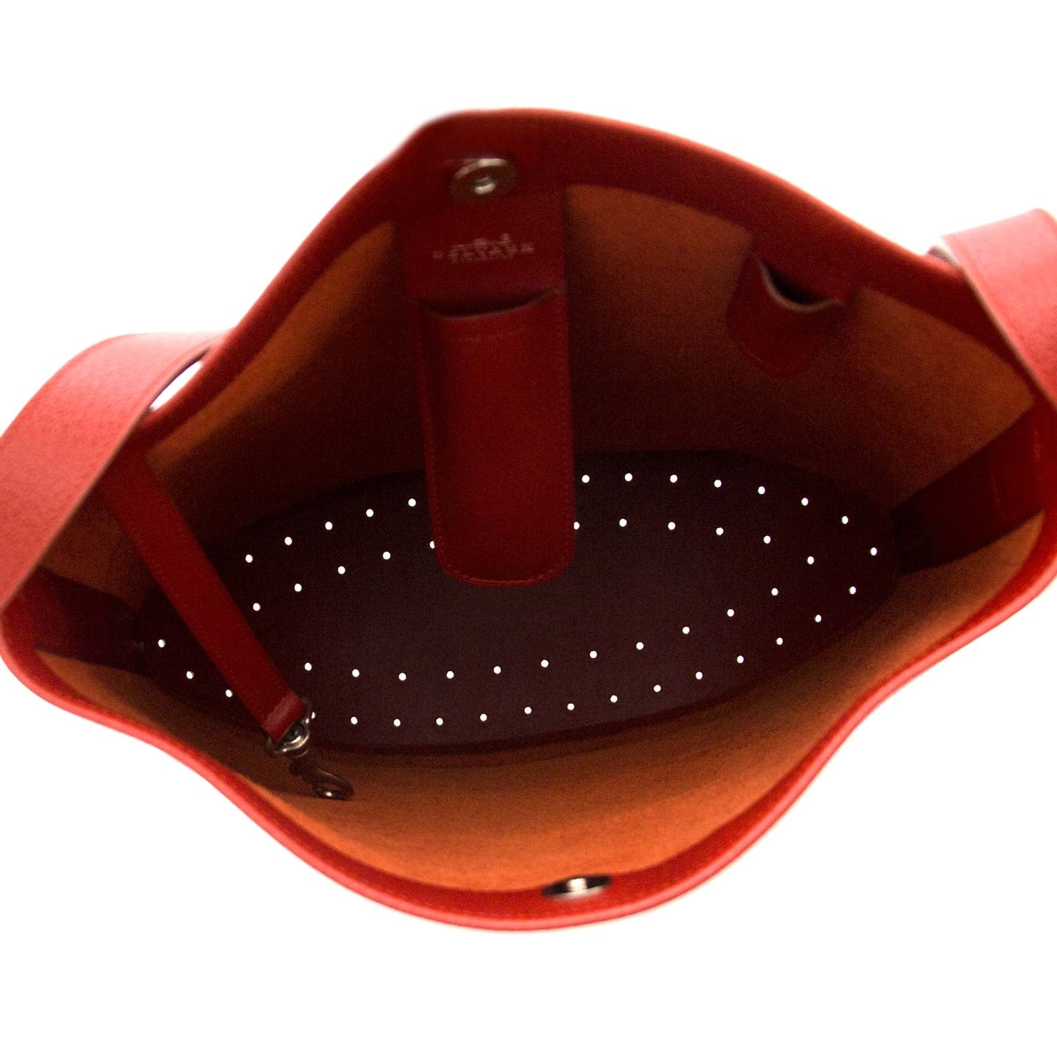 skip the waitinglist shop your Delvaux Red Le Pin Shoulder Bag safe online