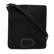 Buy your authentc Delvaux Le Louise Baudrier Nubuck Black