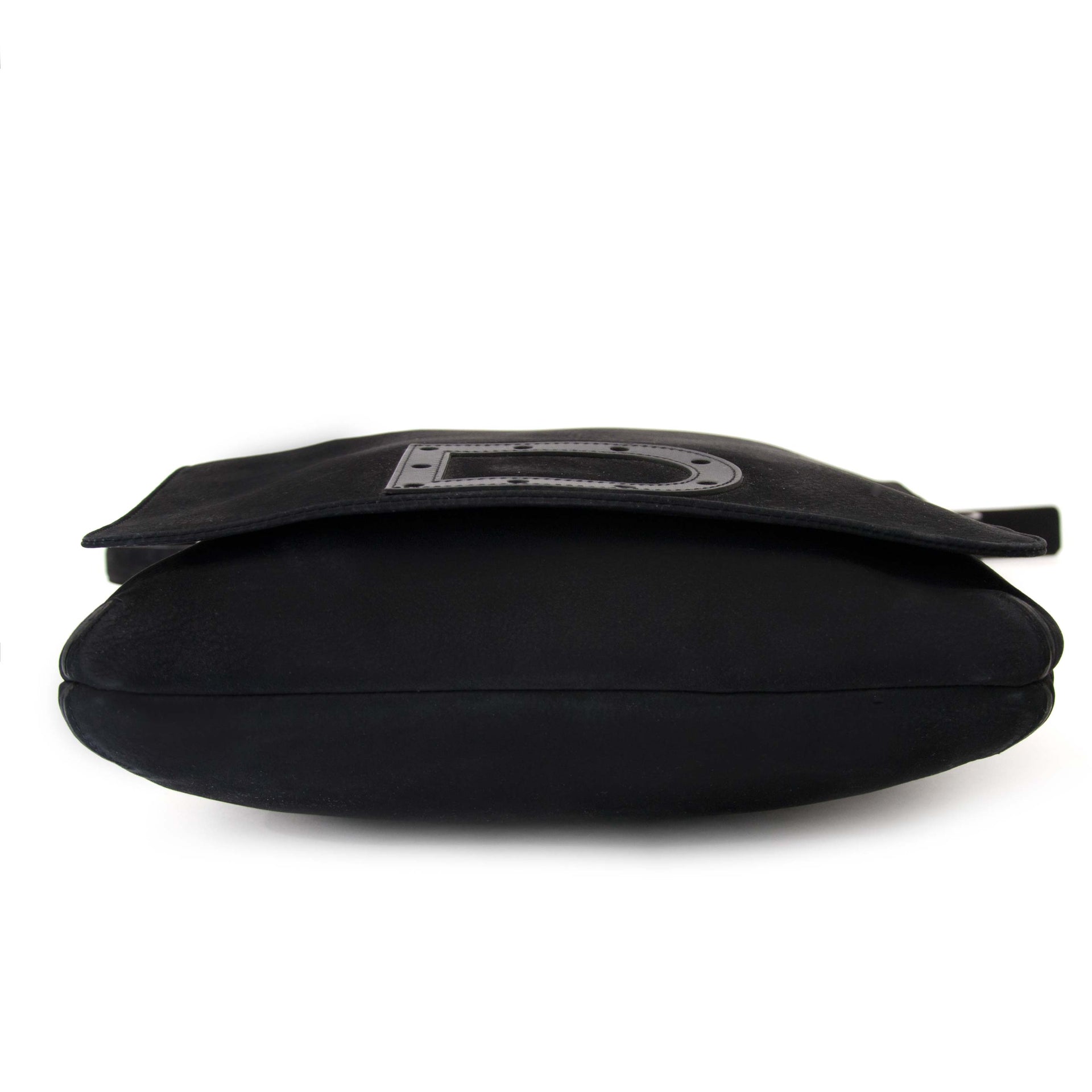 Delvaux Le Louise Baudrier Nubuck Black