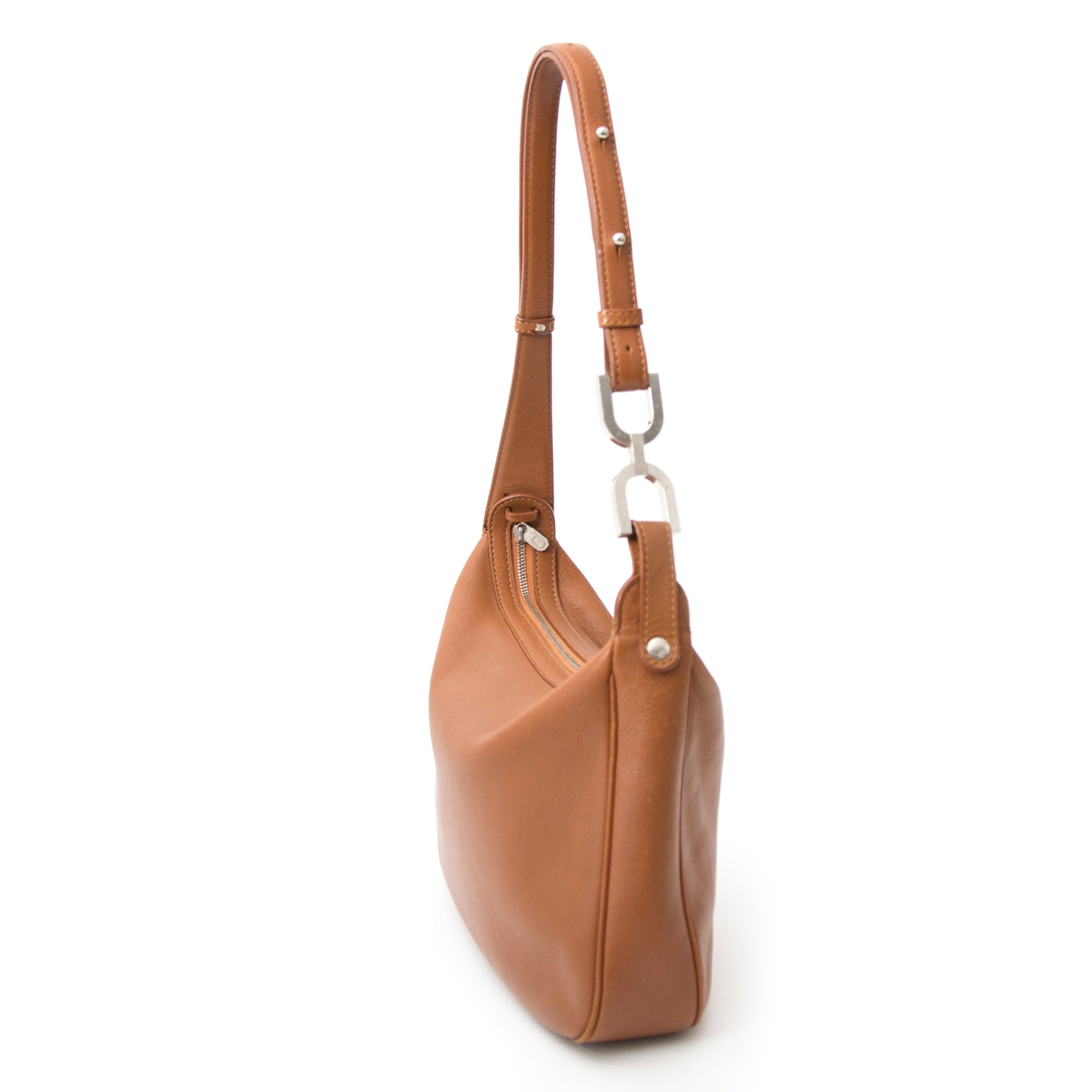 Delvaux Caramel Leather Shoulder Bag online available