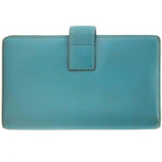 buy secondhand authentic delvaux light blue wallet at Labellov, online vintage webshop. Safe and secure shopping.