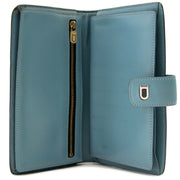 achetez en ligne Delvaux Light Blue Wallet à un bon prix chez Labellov à Anvers, Belgique