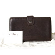 achetez Delvaux Dark Brown Wallet chez labellov pour le meileur prix