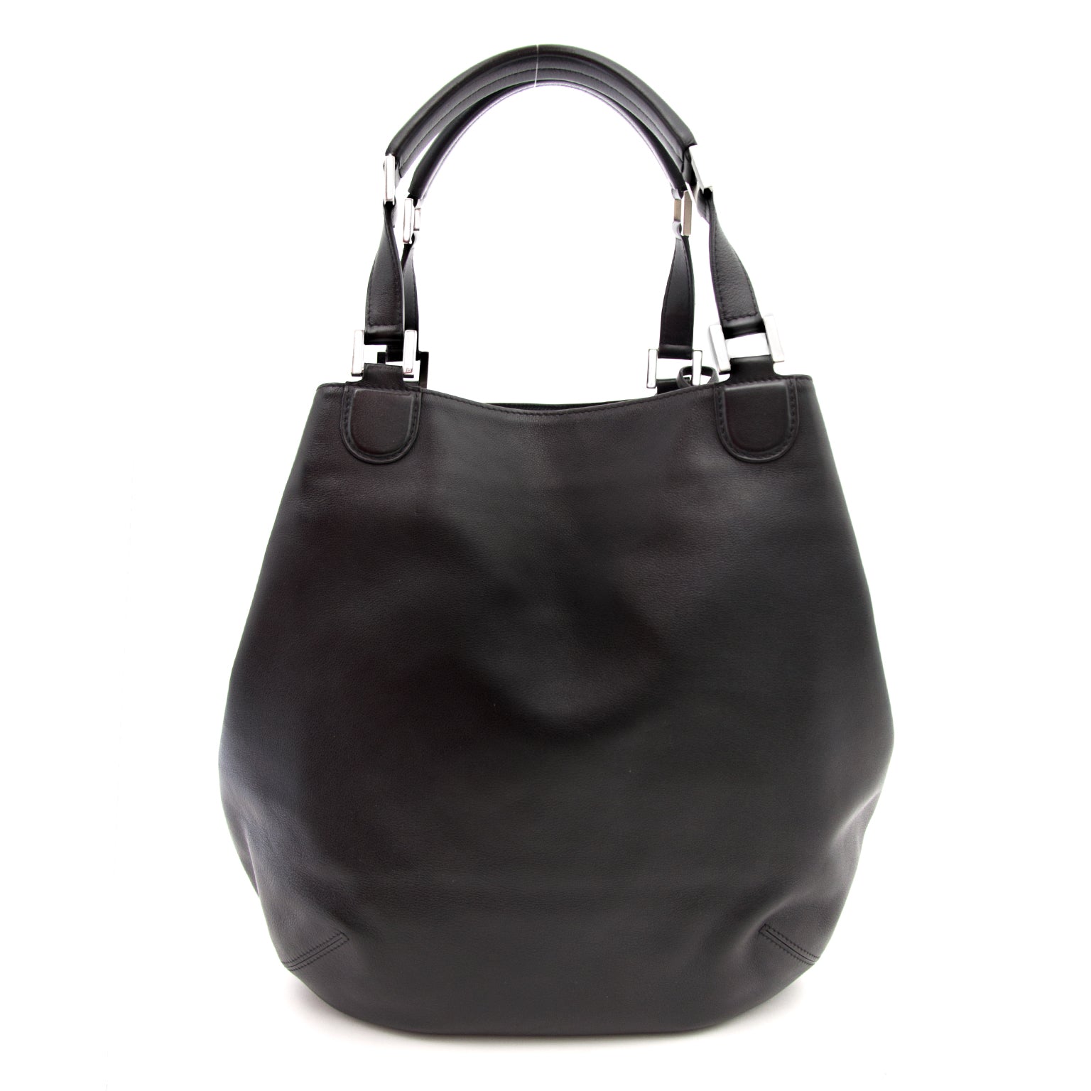 Acheter secur en ligne votre sac Louise Cabas en cuir noir chez Labellov