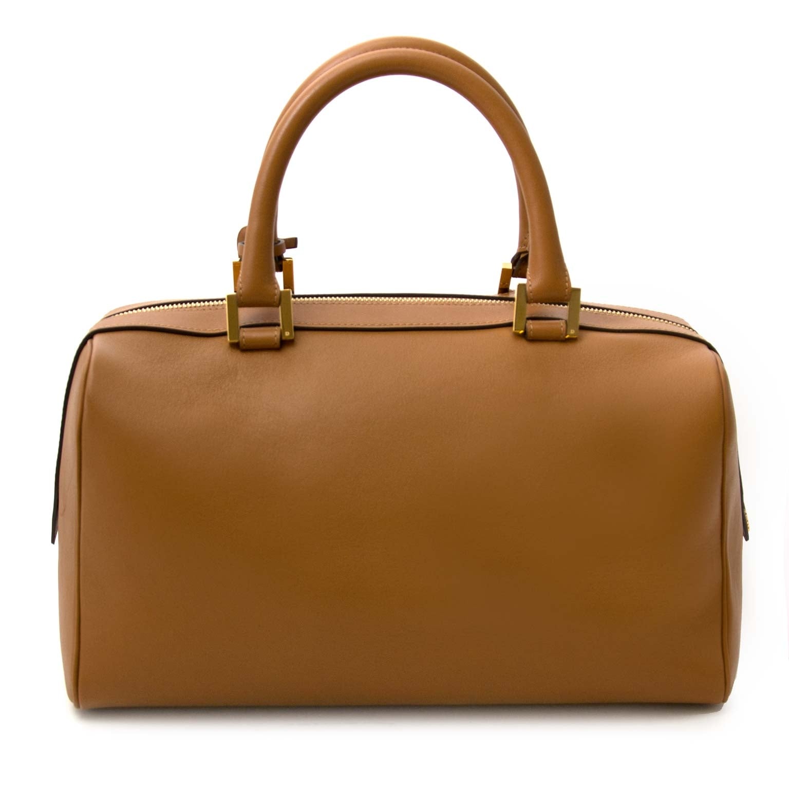 koop veilig online tegen de beste prijs Delvaux Cognac Louise Boston Bag