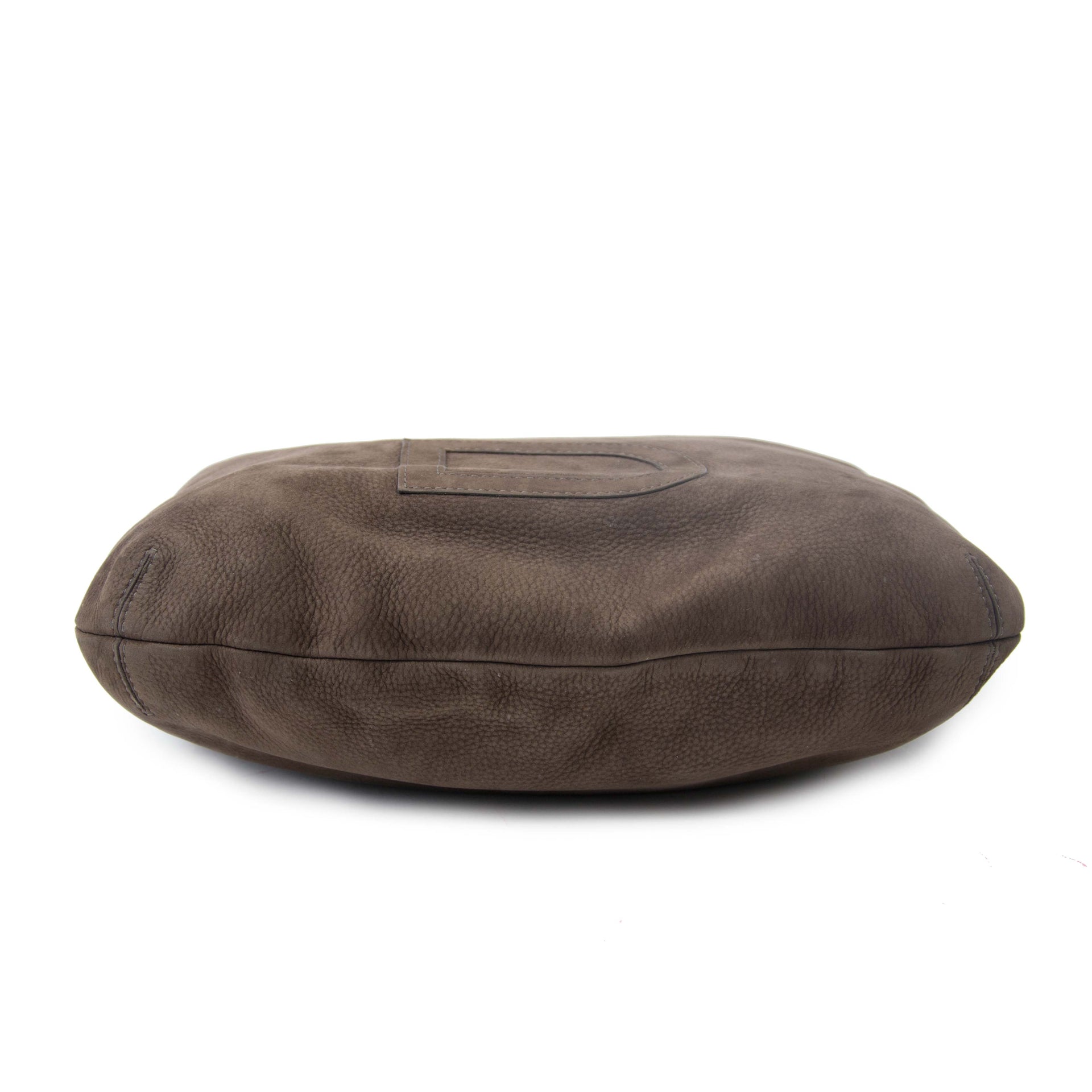 achetez pour le meilleur prix sac a main Delvaux Le Louise Brown Nubuck Shoulder Bag