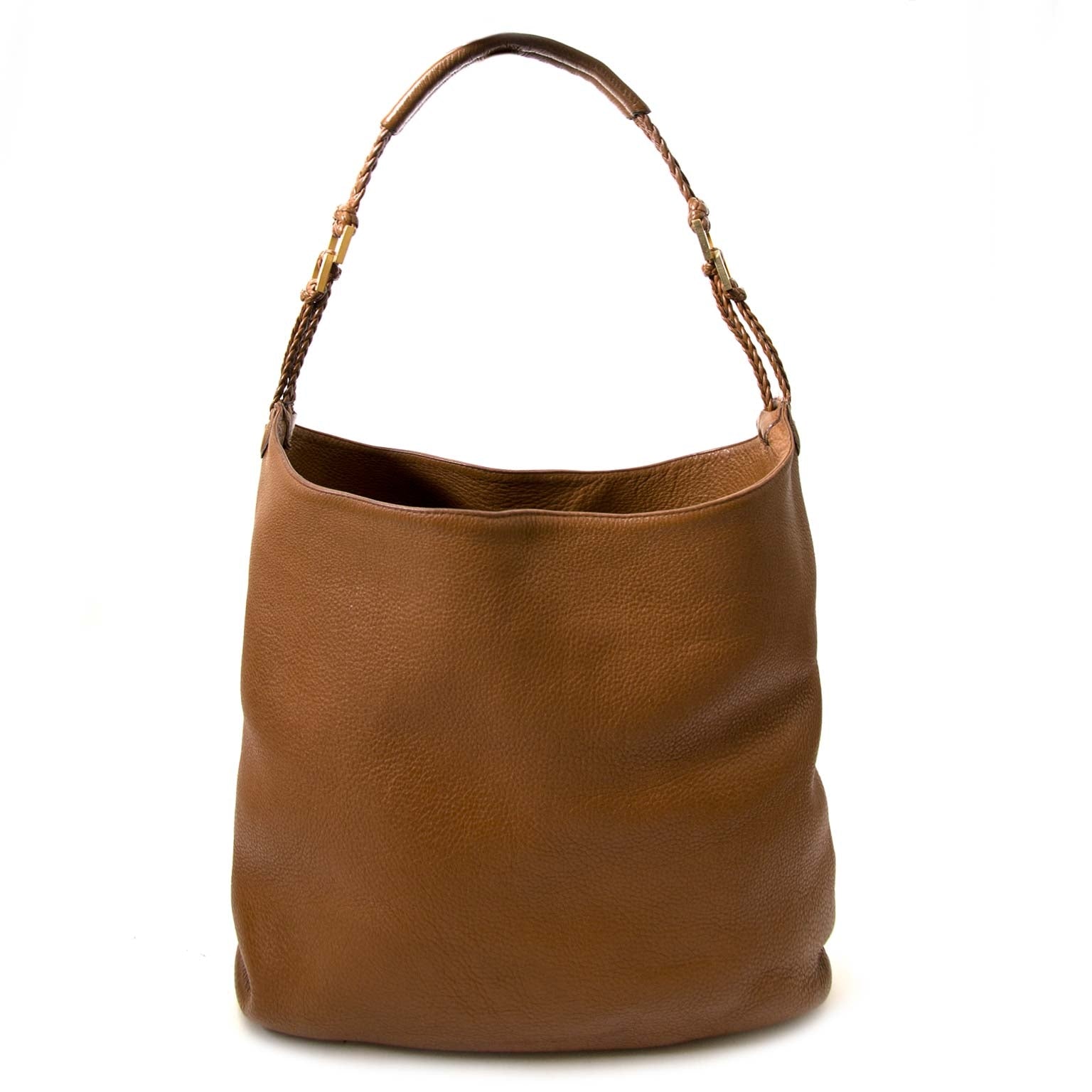 Delvaux Louise Brown Leather Shoulder Bag for sale online