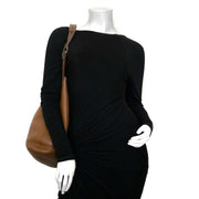 Koop en verkoop uw authentieke Delvaux Louise Brown Leather Shoulder Bag aan de beste prijs