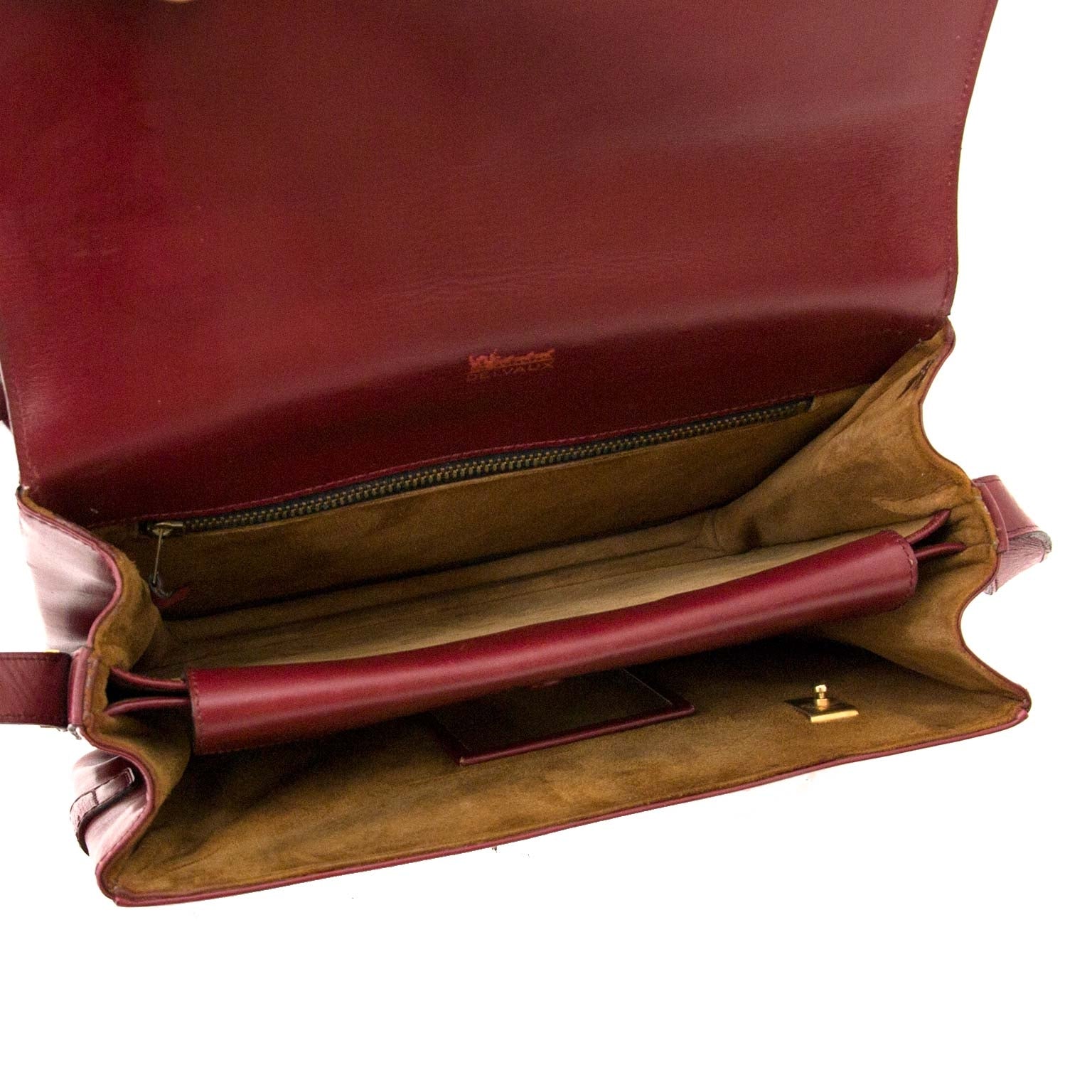 koop u wDelvaux Burgundy 'Madame' tas nu online bij labellov.com tegen de beste prijs