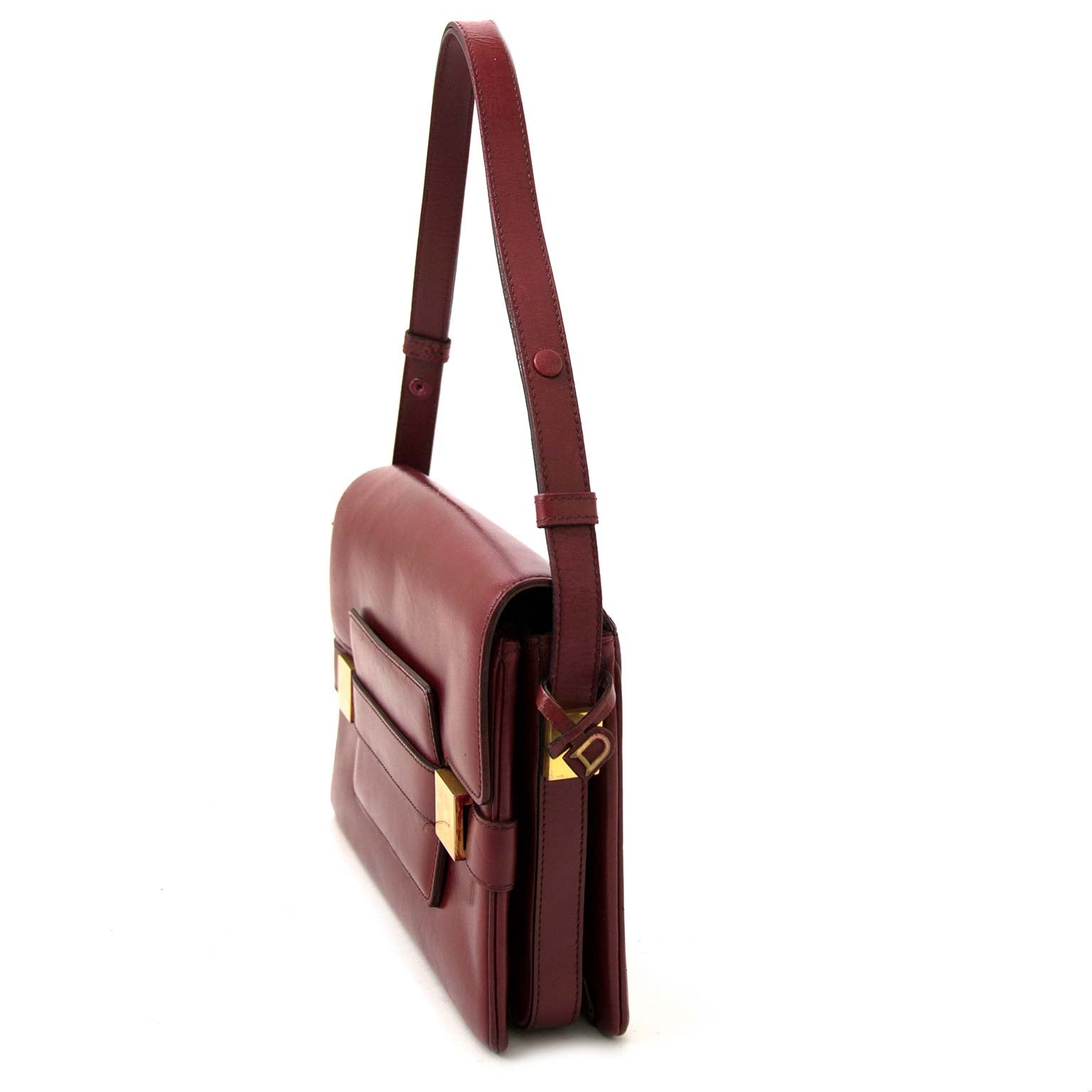 Delvaux Burgundy 'Madame' Bag en ligne chez labellov.com pour le meilleur prix