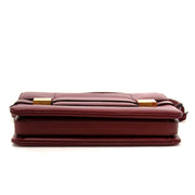 Delvaux Burgundy 'Madame' Bag pour le meilleur prix online chez labellov.com