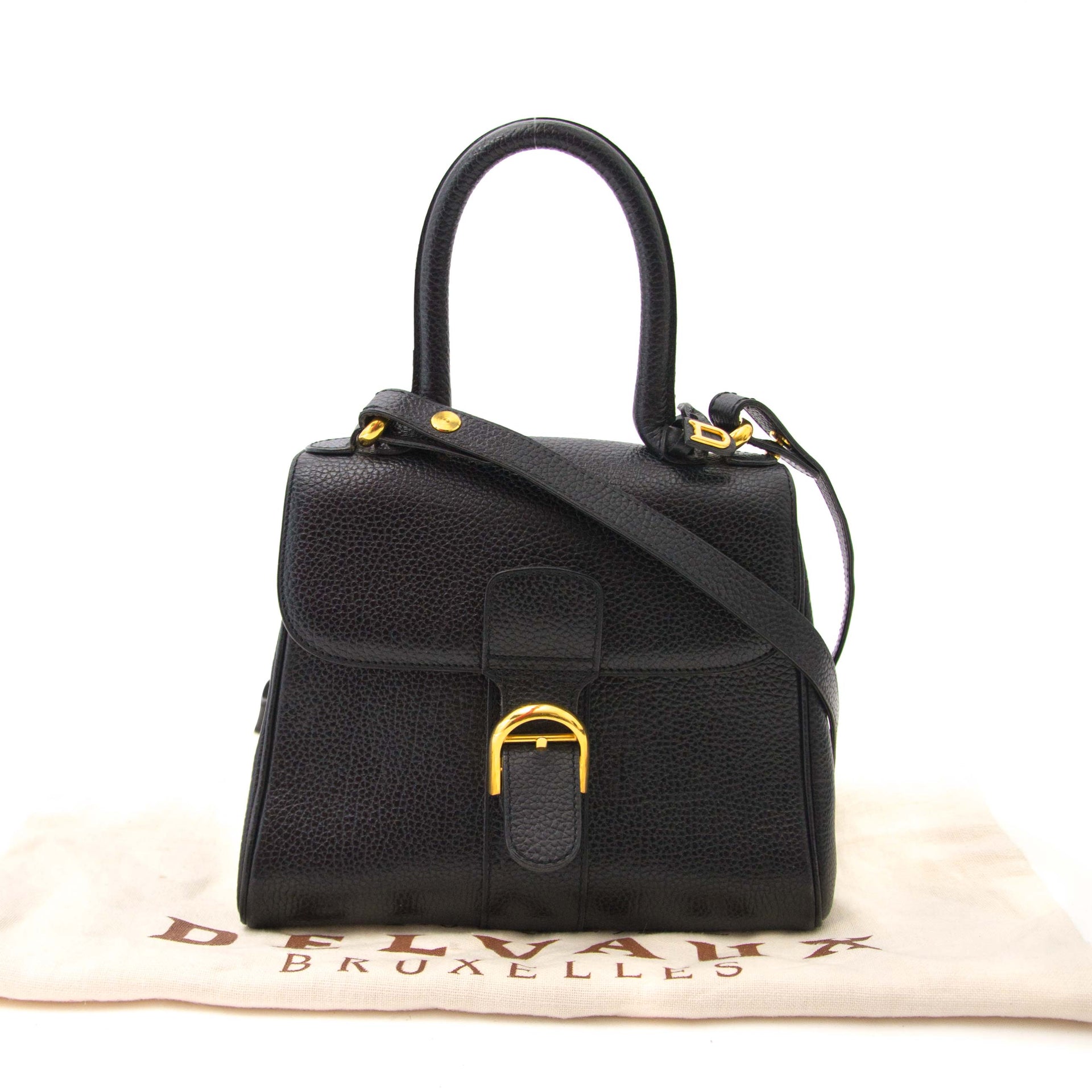 Delvaux Brillant Mini Noir +Bandoulière