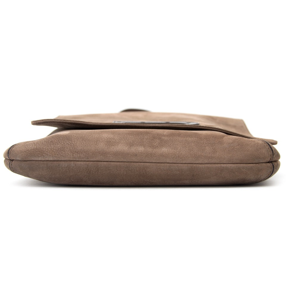 koop aan de beste prijs Delvaux Taupe Louise Baudrier PM online webshop werldwijd shippen