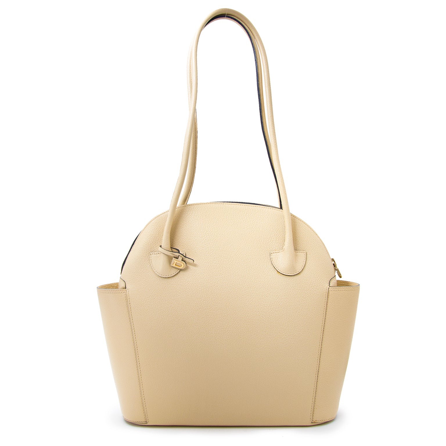 Delvaux Mousson Cream Leather Shoulder Bag now online at labellov.com for the best price.