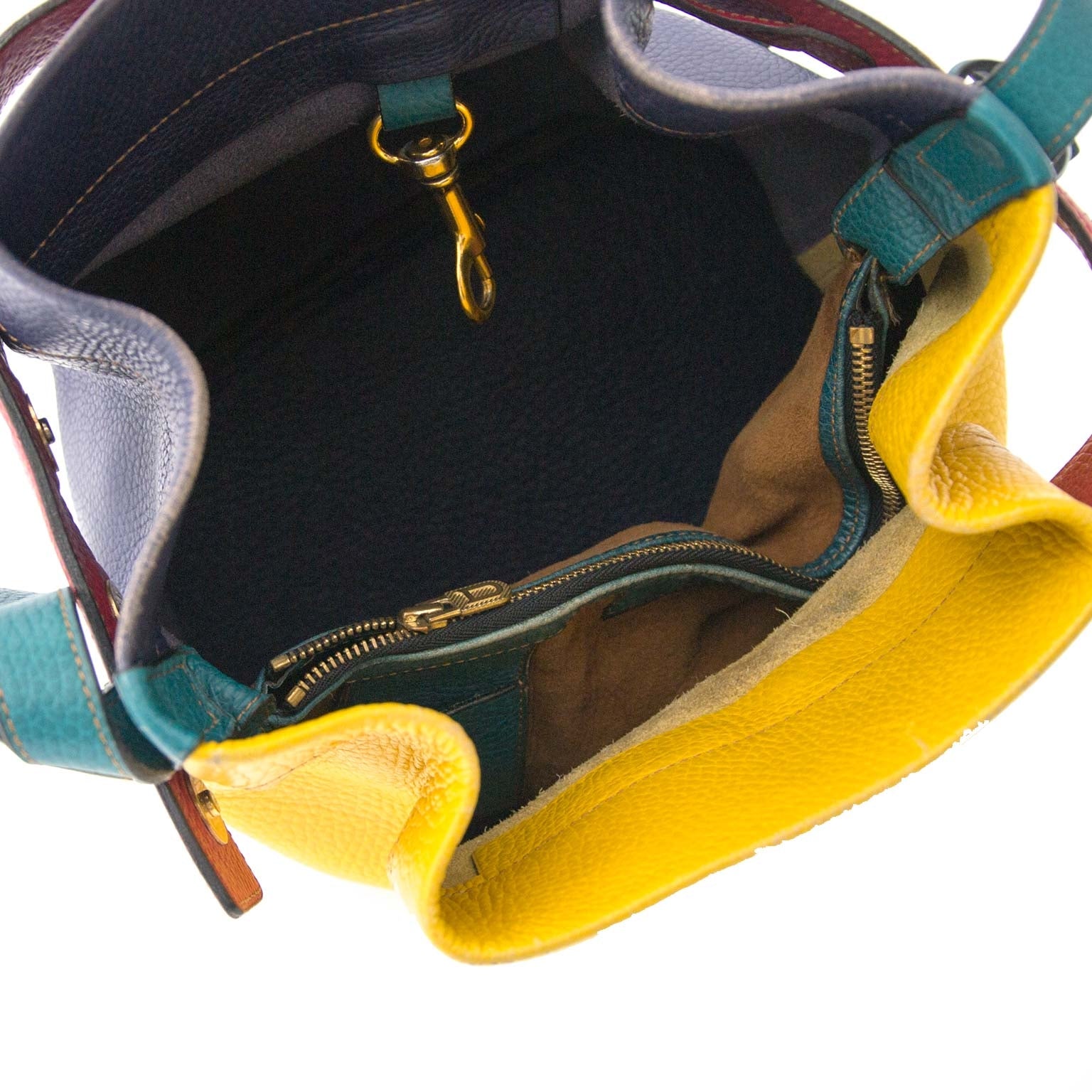 Delvaux Color Block Bucket Bag 2018 acheter secur en ligne chez Labellov