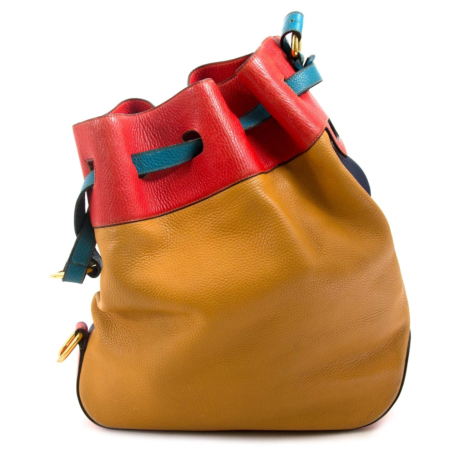 koop Delvaux Multicolor Bucketbag bij labellov aan de beste prijs