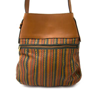 shop safe online secondhand Delvaux Orange Toile de Cuir Faust