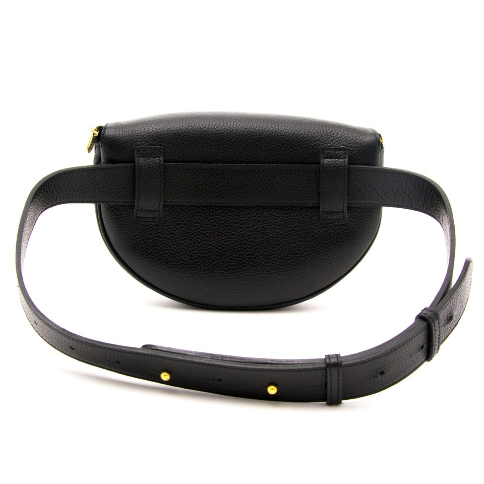 Acheter secure en ligne de sac à mains en cuir noir Delvaux Musette