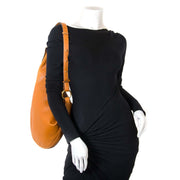 Delvaux Brown Leather Hobo Bag now for sale at labellov vintage fashion webshop belgium