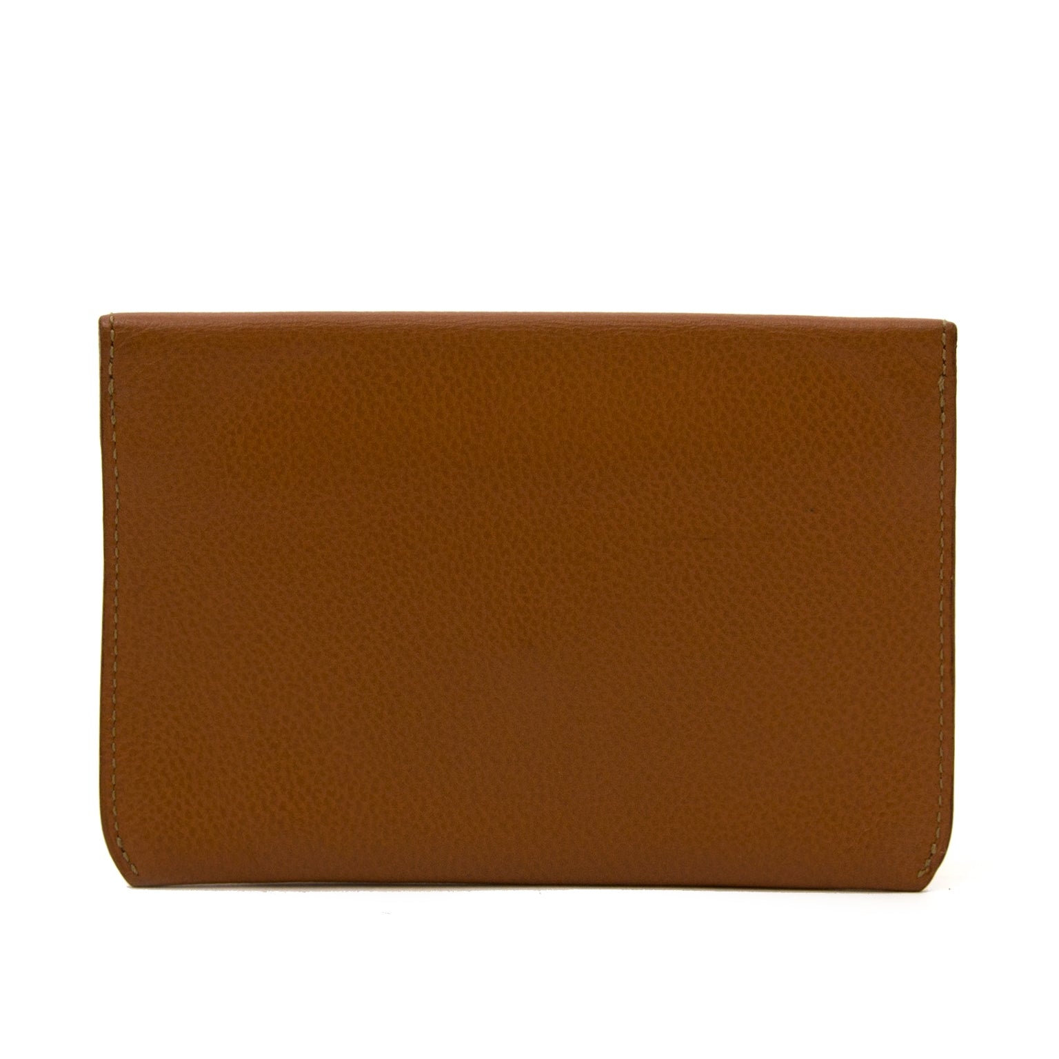Delvaux Cognac Leather Pochette