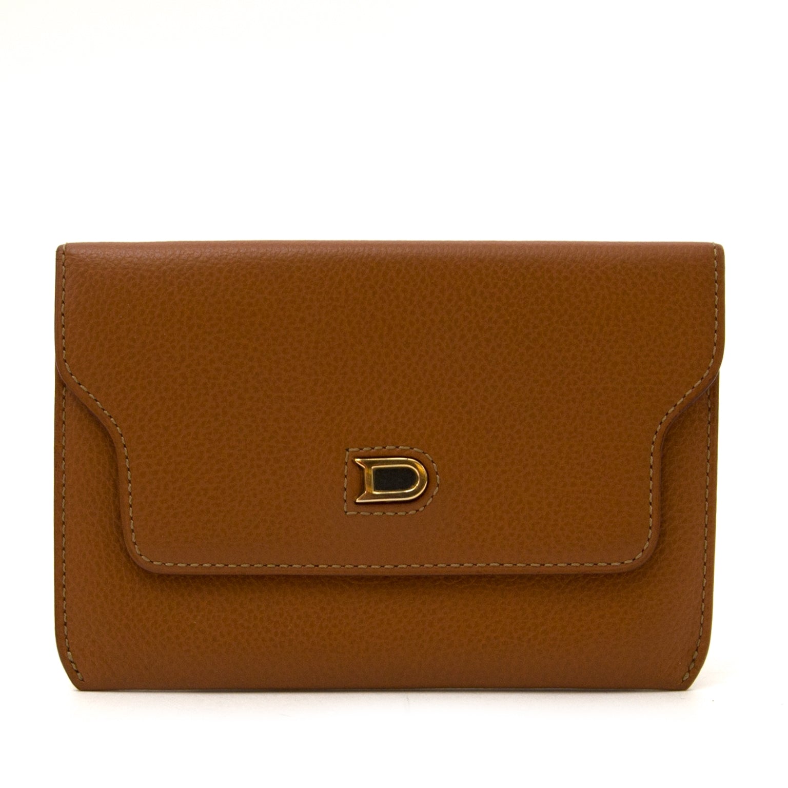 Delvaux Cognac Leather Pochette