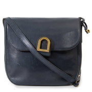 delvaux dark blue crossbody bag now for sale at labellov vintage fashion webshop belgium