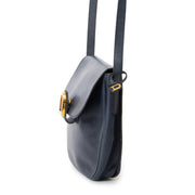 delvaux dark blue crossbody bag now for sale at labellov vintage fashion webshop belgium