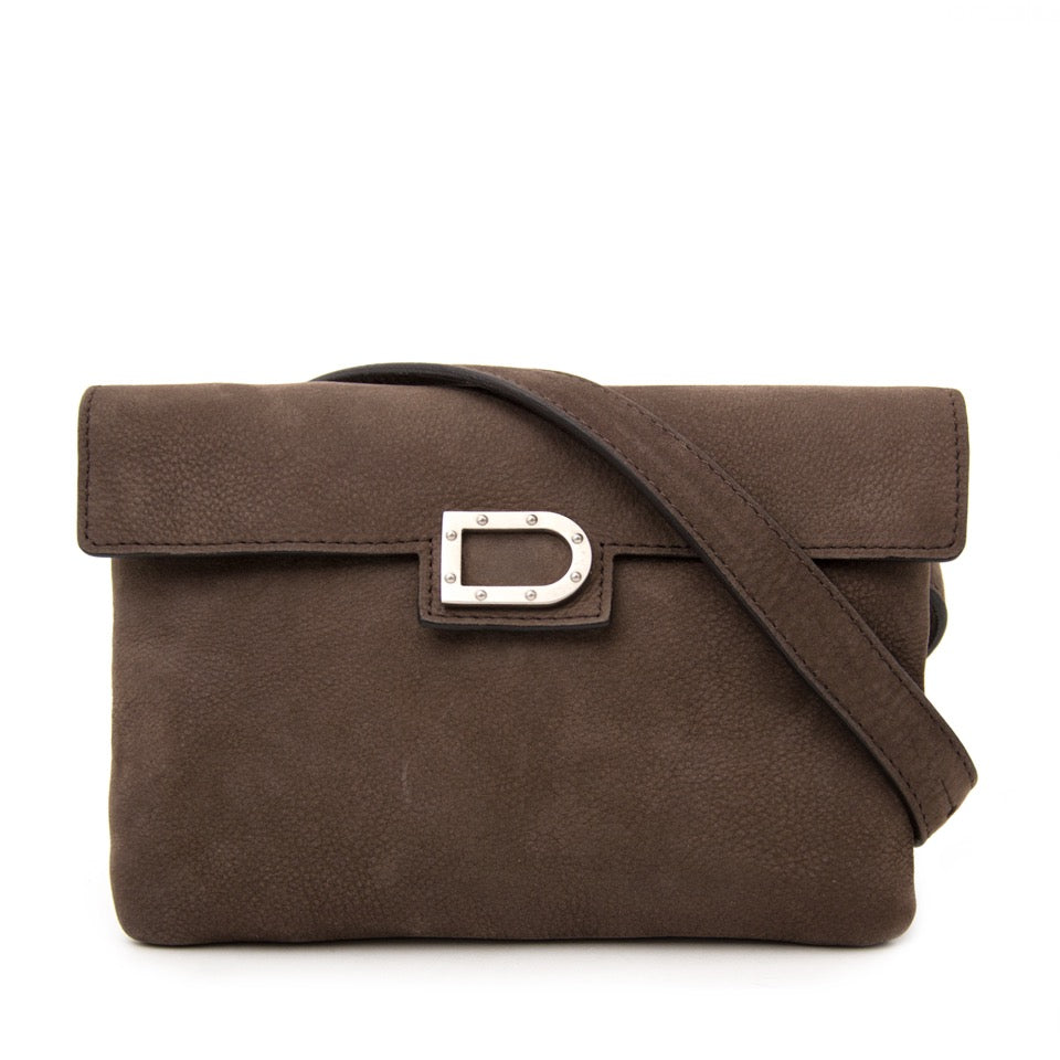 Bent u opzoek naar een Bruine Delvaux Nubuck Taille Centuur Tas?