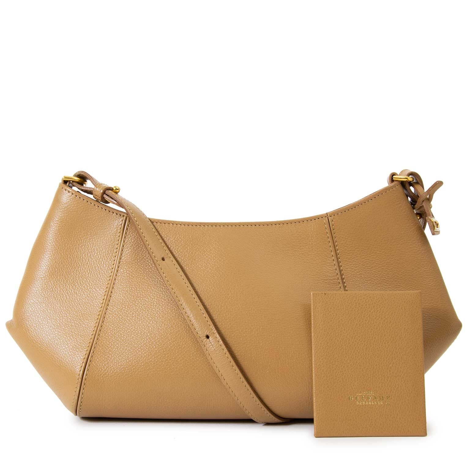 Sac bandoulière Delvaux Beige Desir