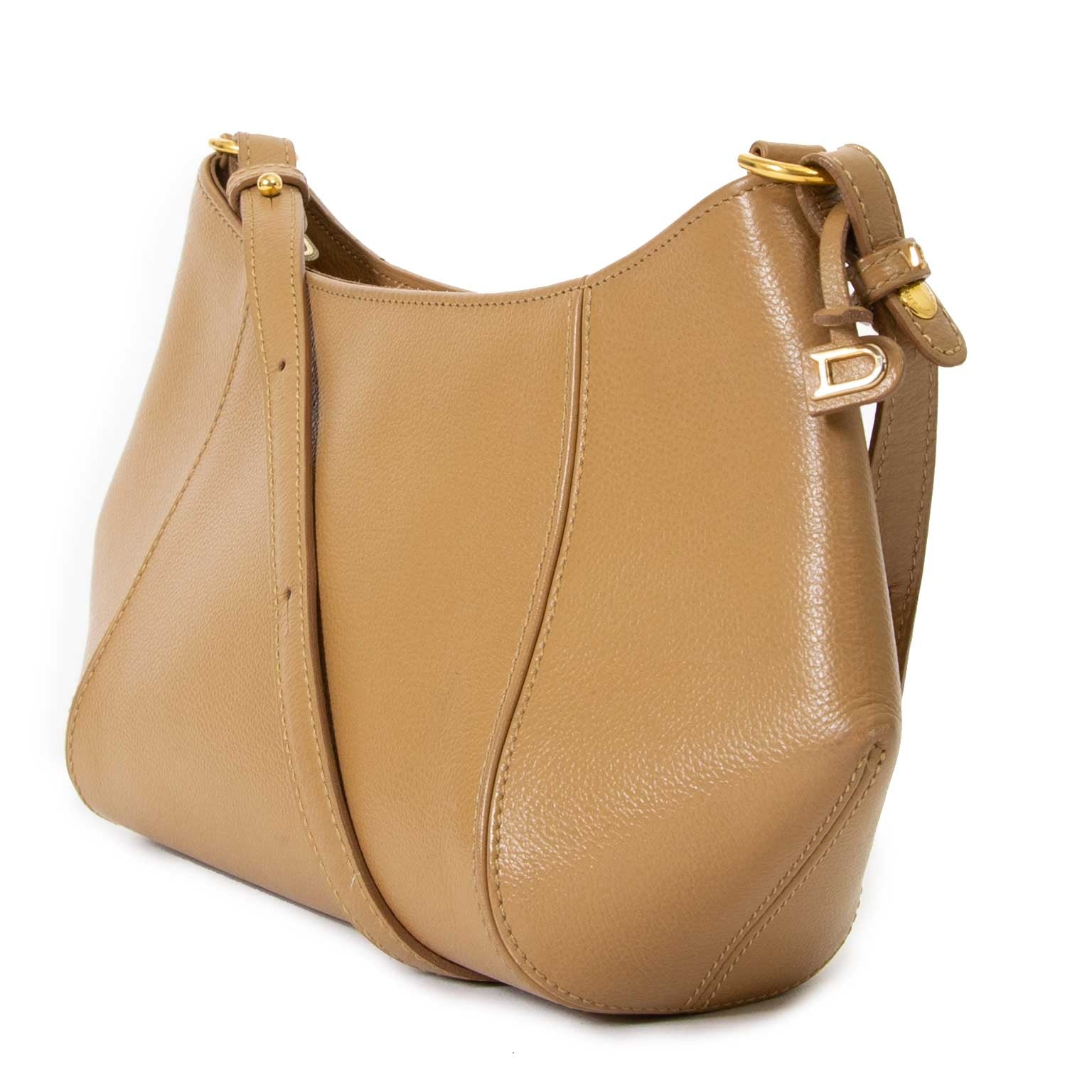 Sac bandoulière Delvaux Beige Desir
