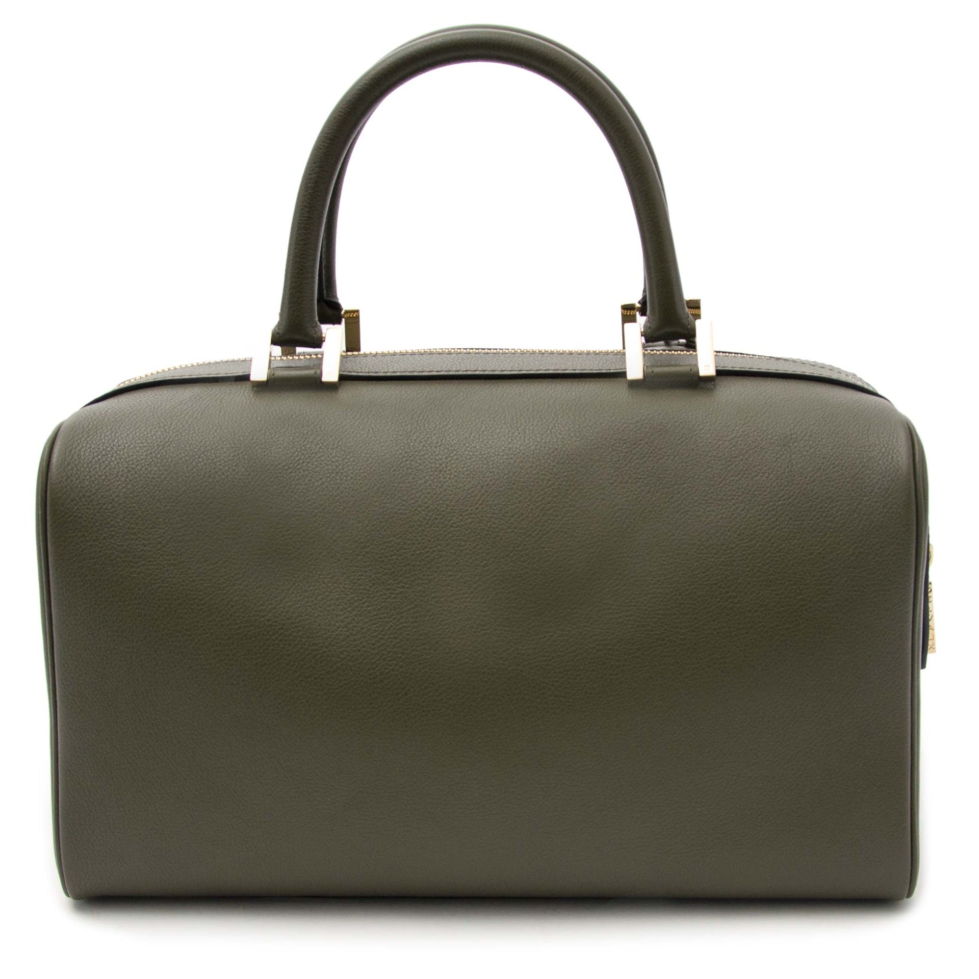 Buy your authentic Delvaux Louise Boston Allure PM Olive Green for the best price at Labellov