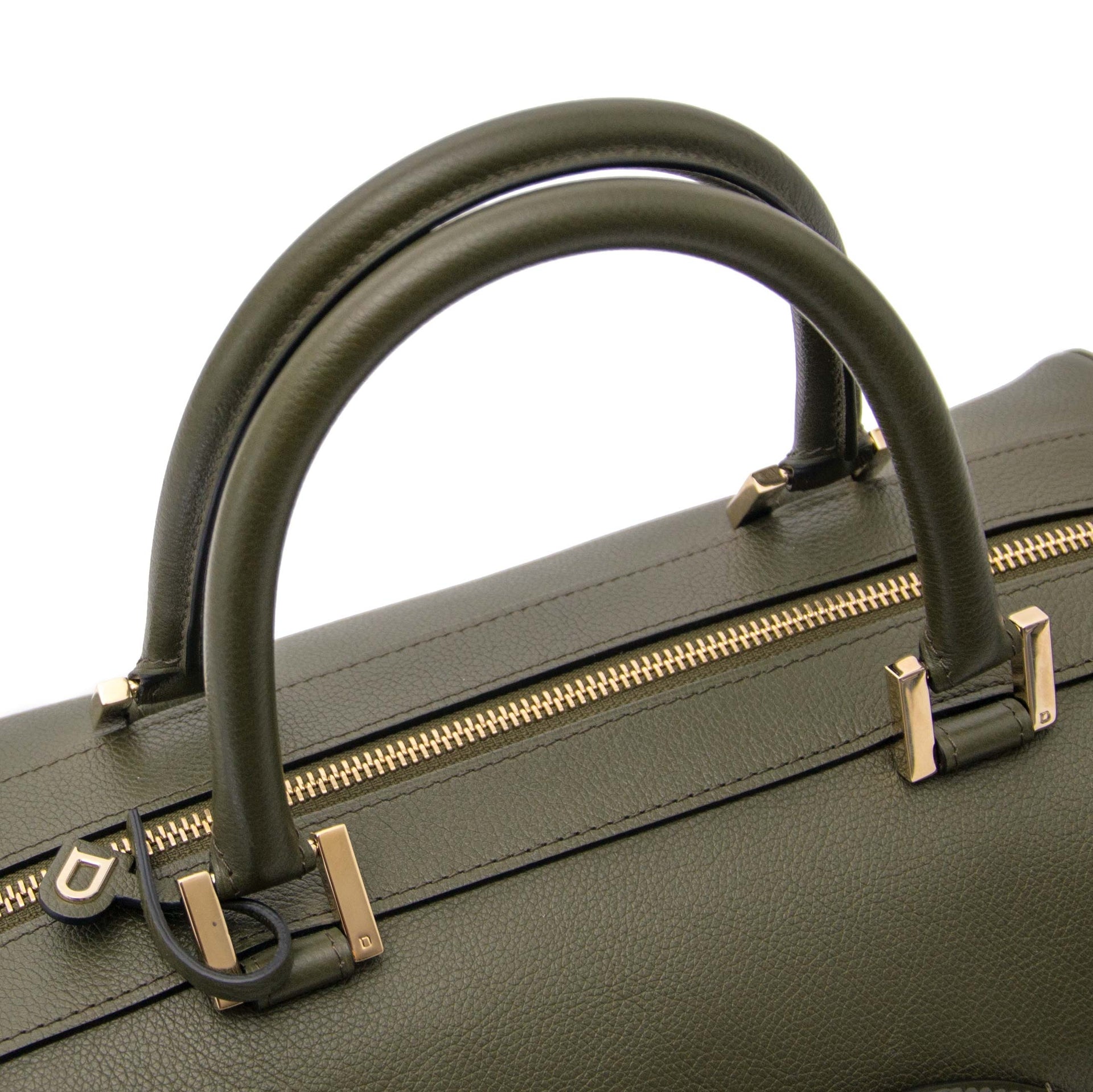 Delvaux Louise Boston Allure PM Olive Green te koop bij Labellov.